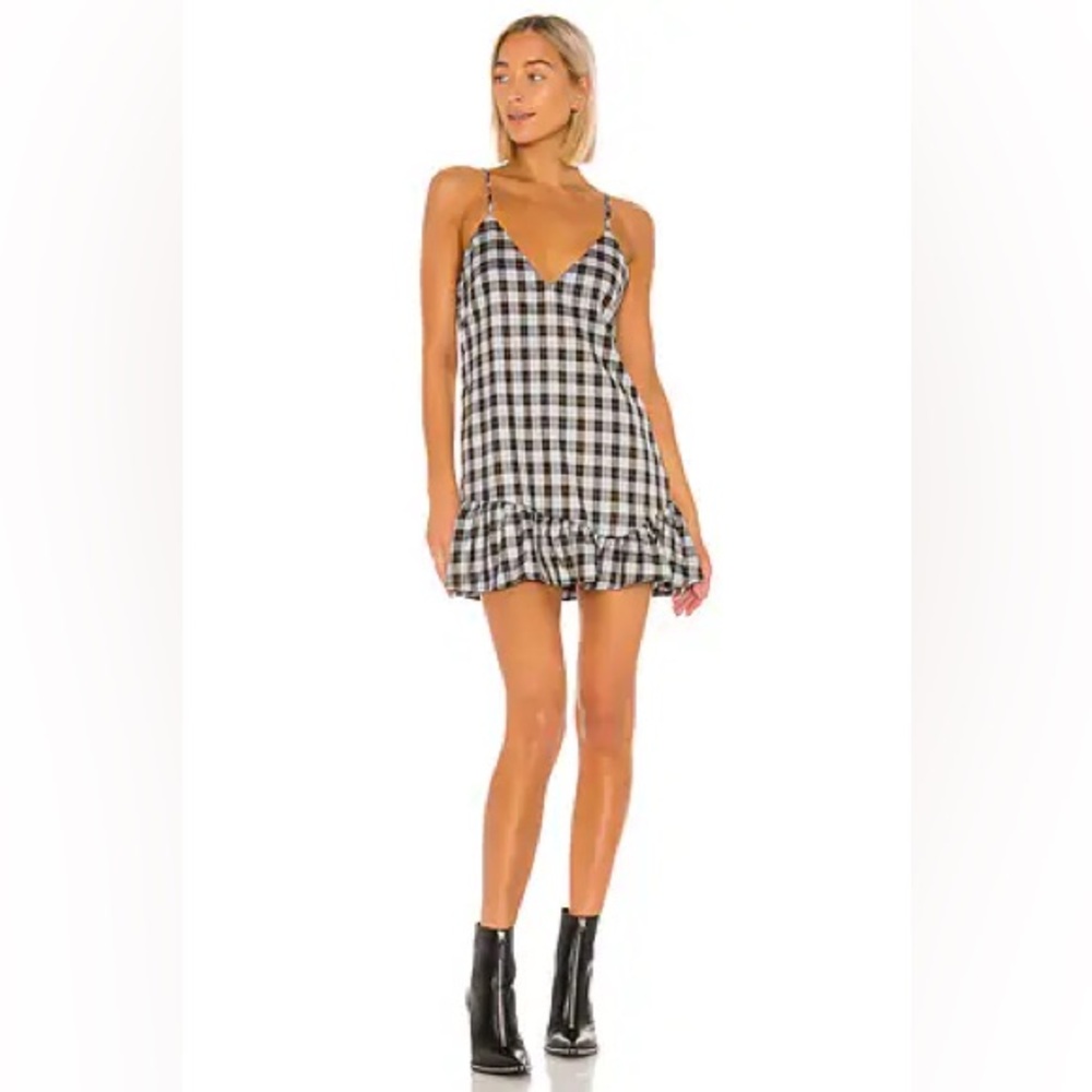 Lovers & Friends Owen Plaid Mini Dress